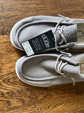 Hey Dude Slip-On Canvas Shoes in Light Gray